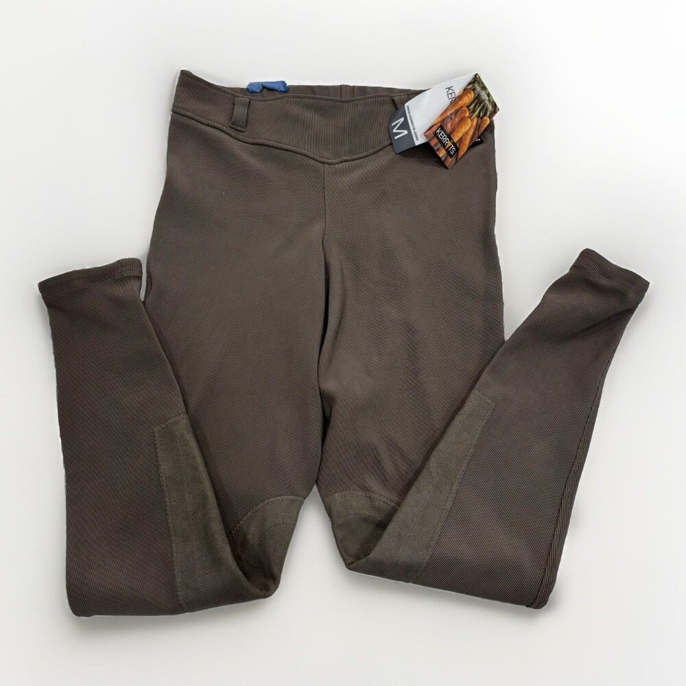 Kerrits Riding Pants Womens Size Medium KneePatch Brown NWT
